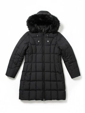 Michael Michael Kors Down Quilted Parka in Black - sz XL
